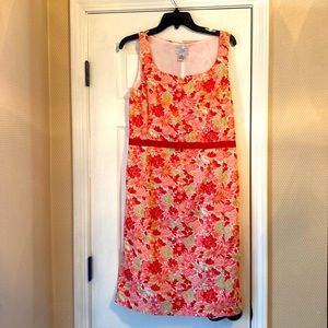 Ann Taylor Loft size 10 shift dress pink